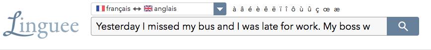 Linguee is not great for long translations
